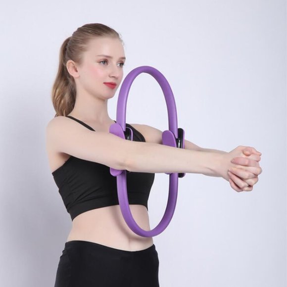 Premium Quality Inner Thigh Exercise Equipment Circle ring Pilates(Pink) - Picture 1 of 12